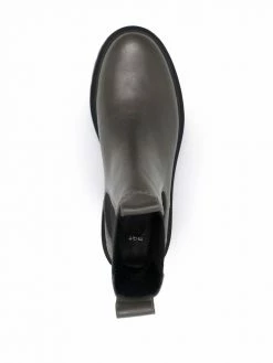 Maje ridged sole chelsea boots