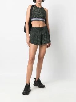 Maje leopard-print bermuda shorts