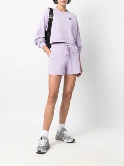 Maje Anita cropped cotton jumper