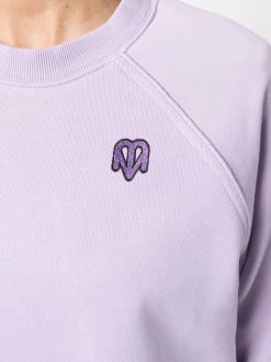 Maje Anita cropped cotton jumper