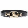 Maje Amor Tigre crocodile-effect belt