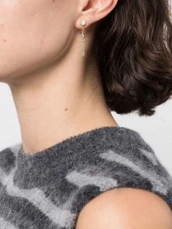 Maje drop glass earrings