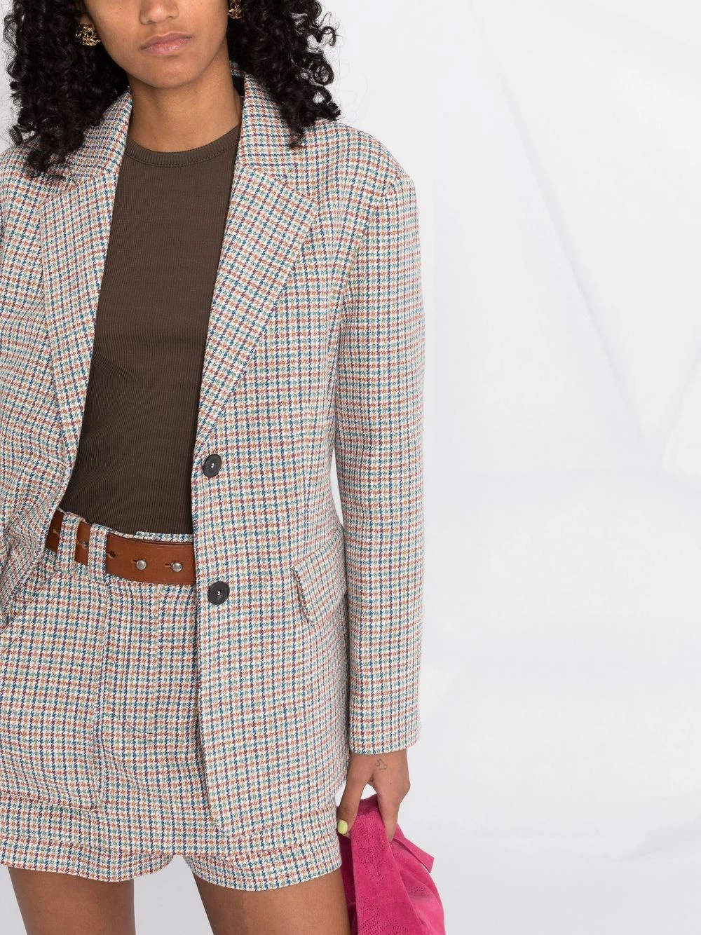 Maje Tailored check print blazer blazers of women 5 Maje tailored check-print blazer