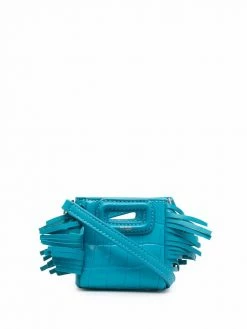 Maje crocodile effect mini bag