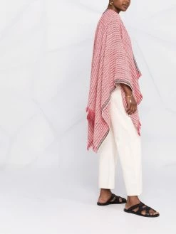 Maje knitted fringed scarf