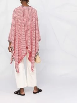 Maje knitted fringed scarf