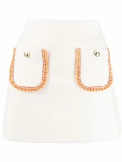 Maje high-waisted A-line skirt