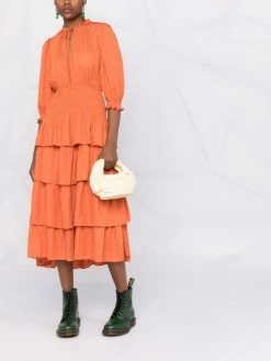 Maje Radjinette midi dress