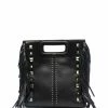 Maje Studded leather clutch bag clutch bags of women 2 Maje studded leather clutch bag
