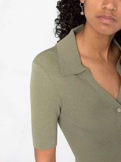 Maje Short sleeve knitted top knitted tops of women 12 Maje short sleeve knitted top