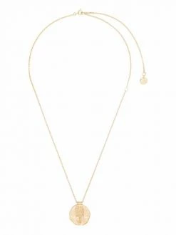 Maje astro zodiac medal scorpio necklace