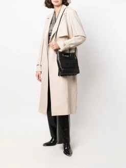 Maje fringed leather tote