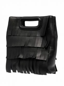 Maje fringed leather tote