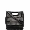 Maje fringed leather tote