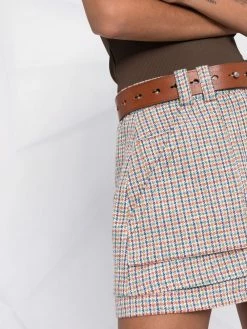 Maje High waisted check shorts tailored shorts of women 10 Maje high-waisted check shorts