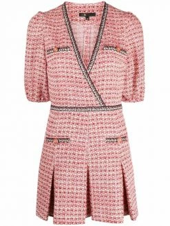 Maje Renetia tweed-effect minidress