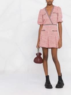 Maje Renetia tweed-effect minidress