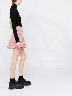 Maje Knitted flared mini dress full skirts of women 13 Maje knitted flared mini dress