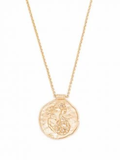 Maje astro zodiac medal capricorn necklace