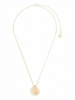 Maje astro zodiac medal capricorn necklace