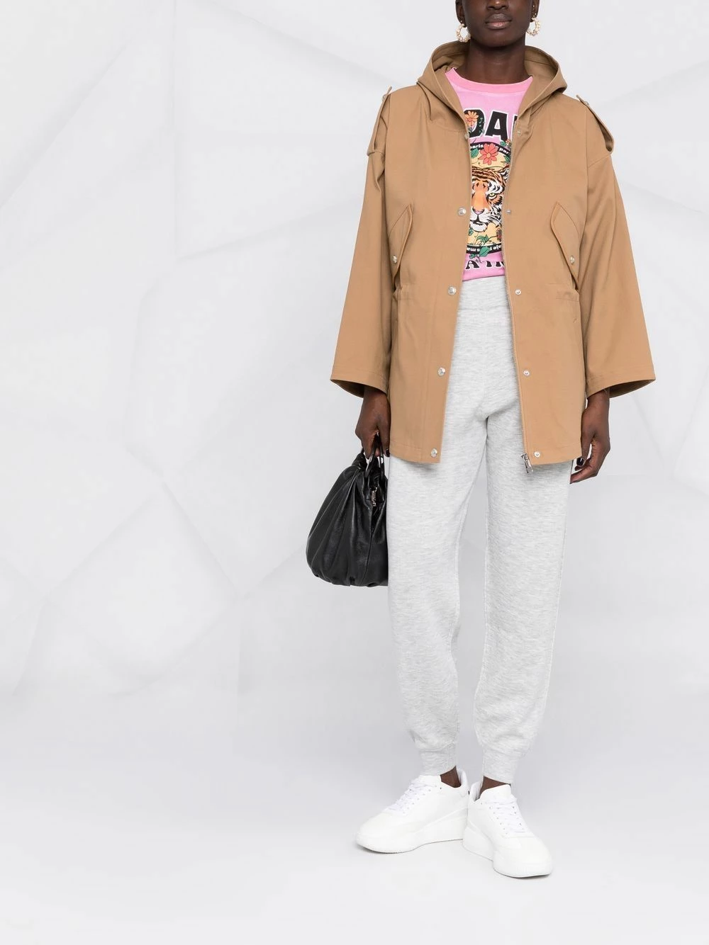 Maje Gangzyum hooded coat parkas of women 4 Maje Gangzyum hooded coat