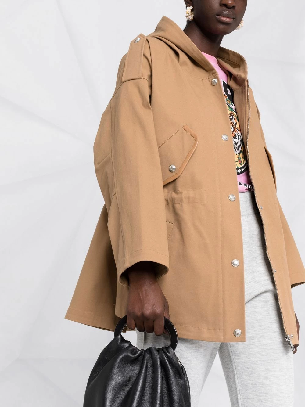 Maje Gangzyum hooded coat parkas of women 7 Maje Gangzyum hooded coat