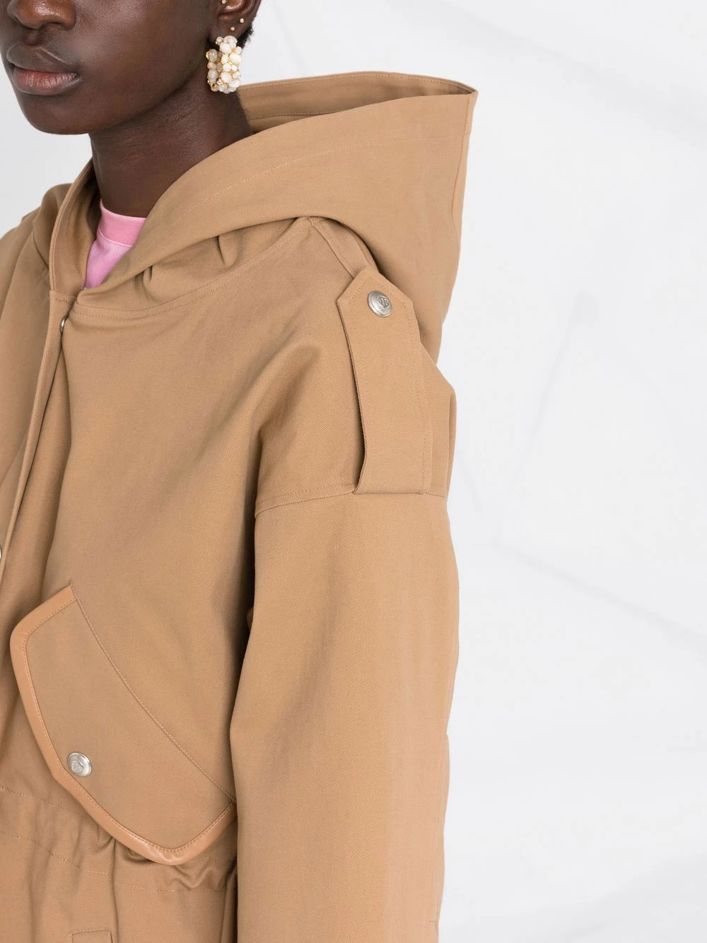 Maje Gangzyum hooded coat parkas of women 5 Maje Gangzyum hooded coat