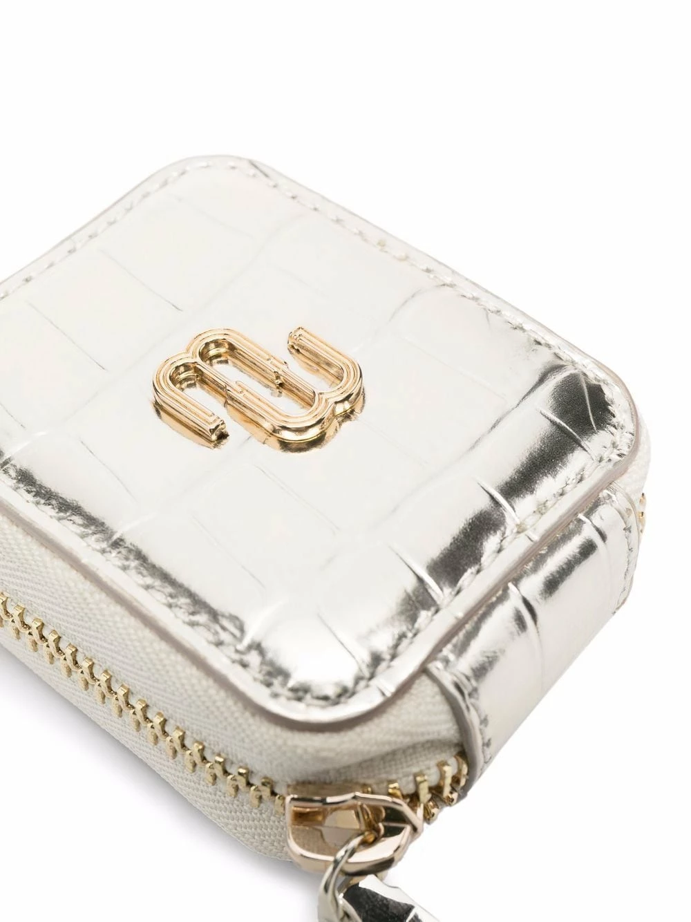 Maje Logo plaque crocodile effect leather purse wallets & purses of women 4 Maje logo-plaque crocodile-effect leather purse