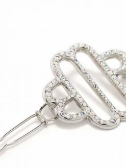 Maje Clover brass hair clip