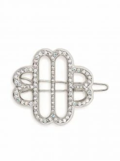 Maje Clover brass hair clip