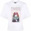Maje embellished graphic-print cotton T-shirt