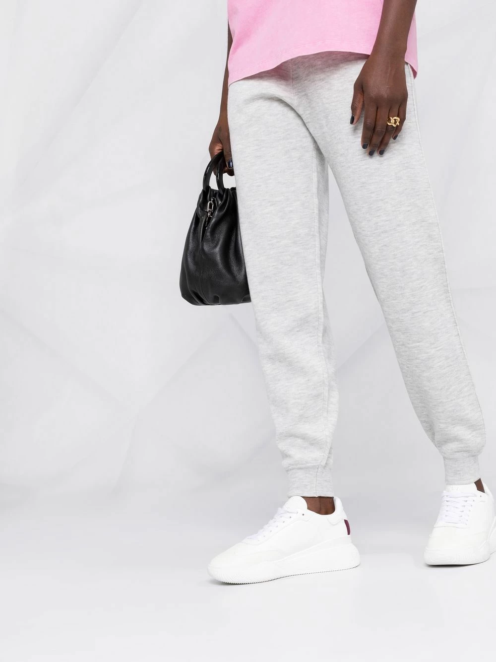 Maje Tapered track trousers sweatpants of women 7 Maje tapered track trousers