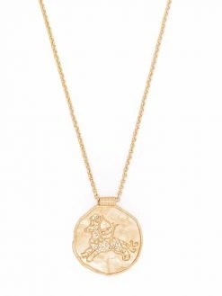 Maje astro zodiac medal sagittarius necklace