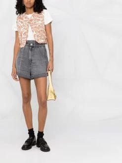 Maje Paisley print cropped waistcoat waistcoats & gilets of women 9 Maje paisley-print cropped waistcoat