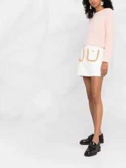 Maje crew-neck jumper