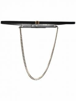 Maje Clover chainlink thin belt