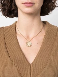 Maje astro zodiac medal aquarius necklace