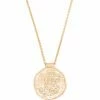 Maje astro zodiac medal aquarius necklace